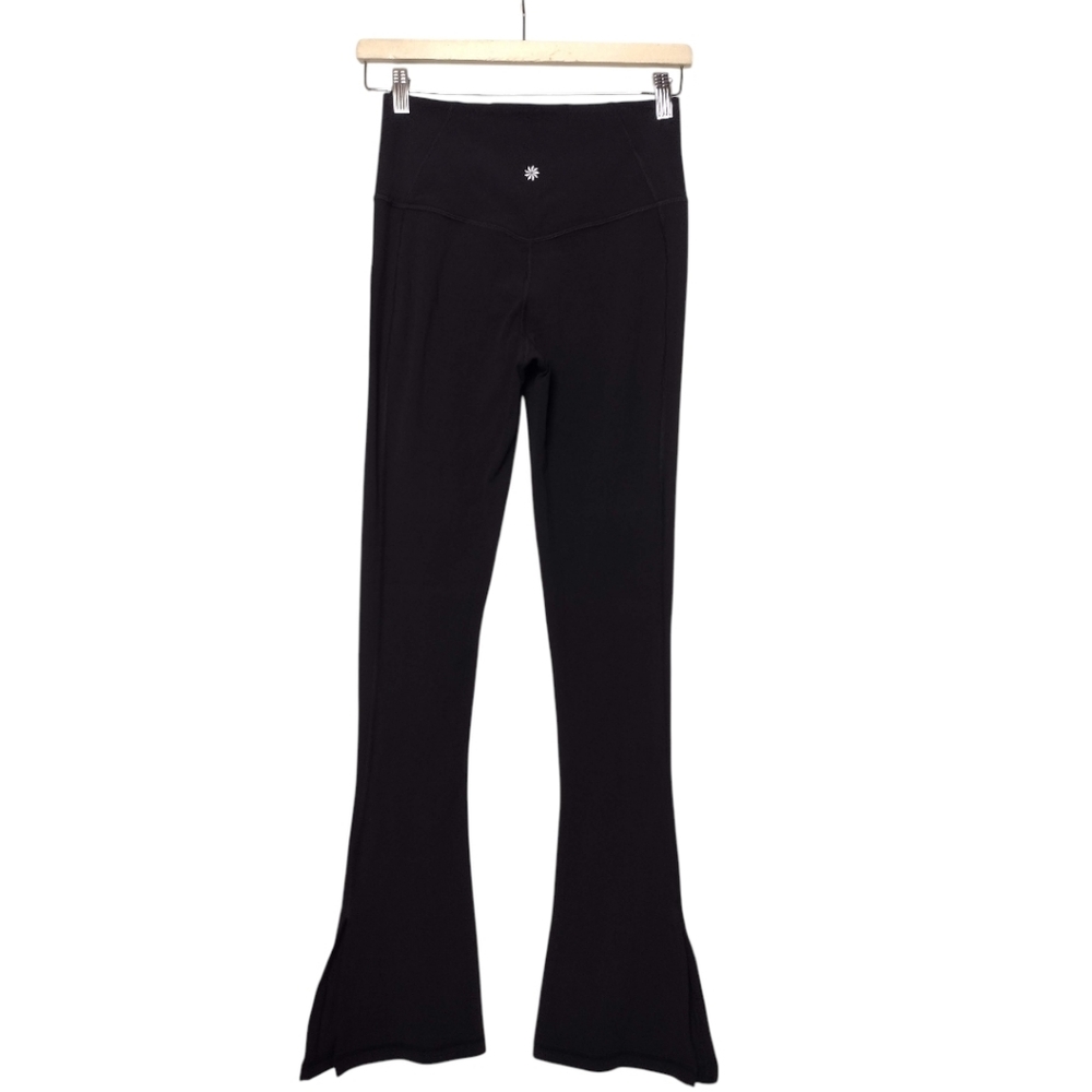 Athleta Elation Split Slim Flare NWT Black Small - Picture 4 of 11